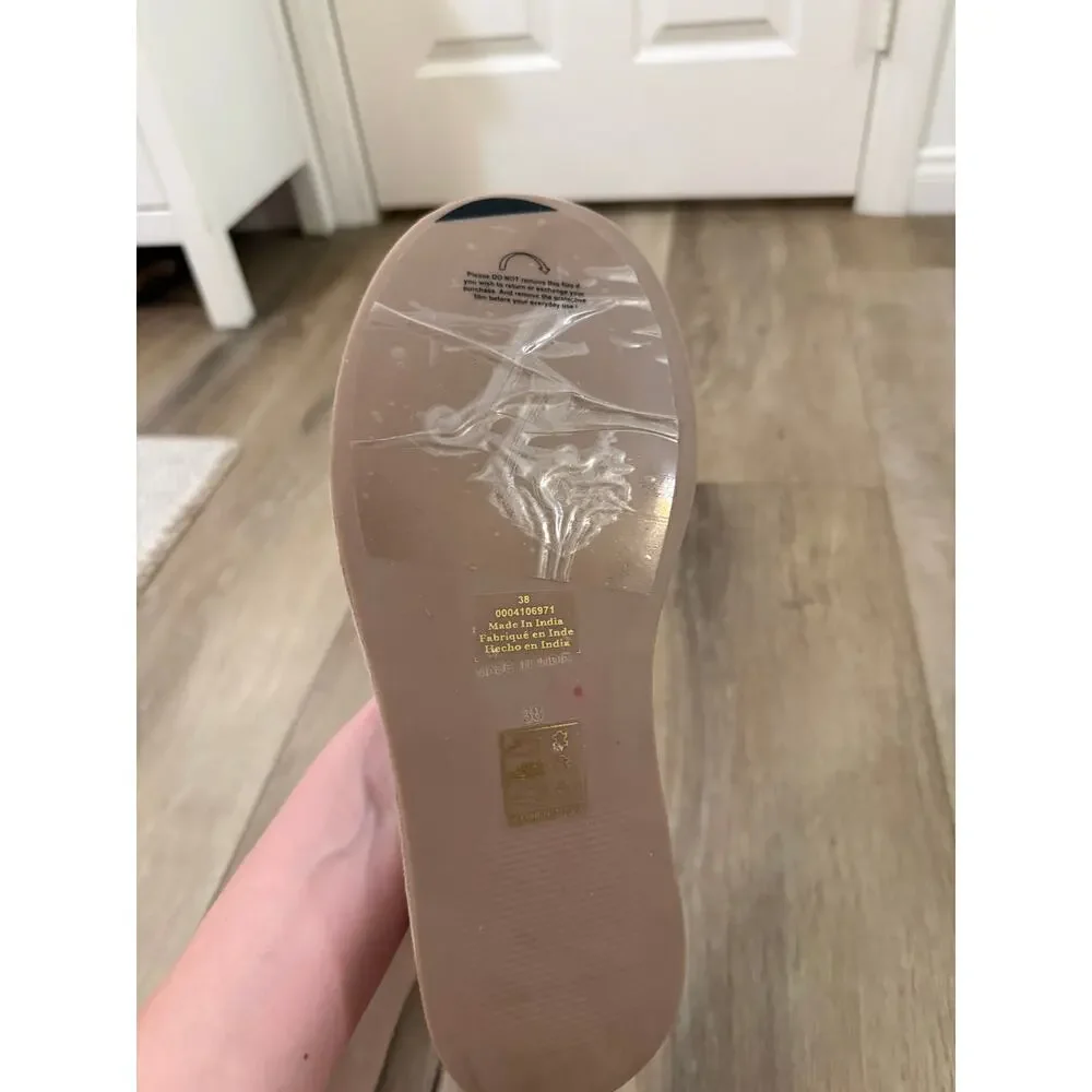 free people almost paradise platform sandals iris beige women size US 7.5 /EU 38